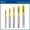 HSS Titanium Coated Screw Tap Drill Bit Metric Straight Flute Thread Tap Hand Tools 6