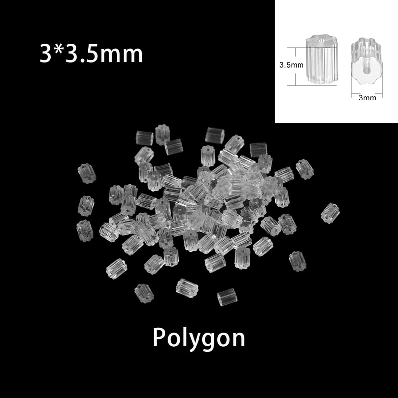 Soft Silicone Rubber Earring Back Stoppers For Stud Earrings DIY Earring Findings Bullet Tube Ear 3