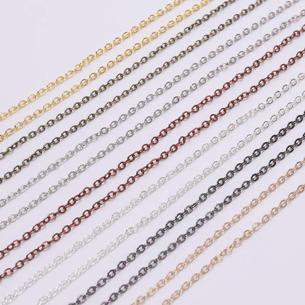 Gold Bronze Plated Necklace Chain For DIY Jewelry Making Perfect For Handmade Creations 2