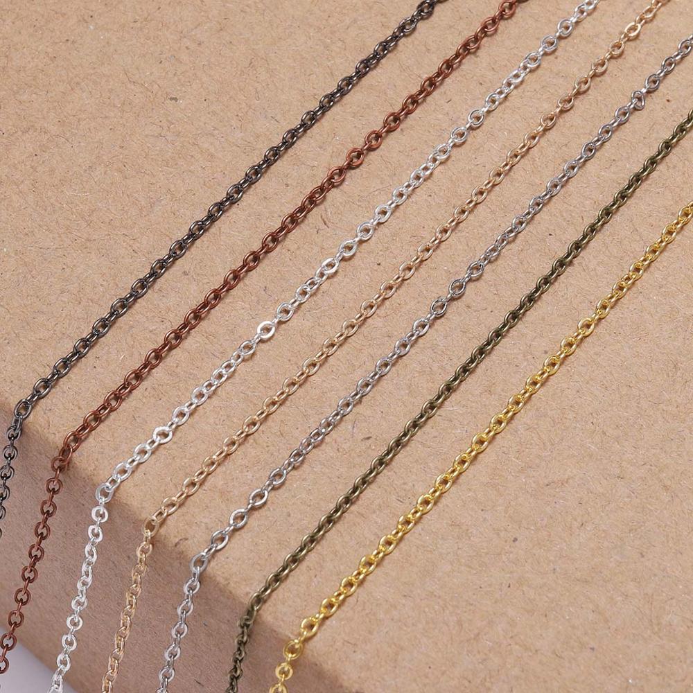Gold Bronze Plated Necklace Chain For DIY Jewelry Making Perfect For Handmade Creations 3
