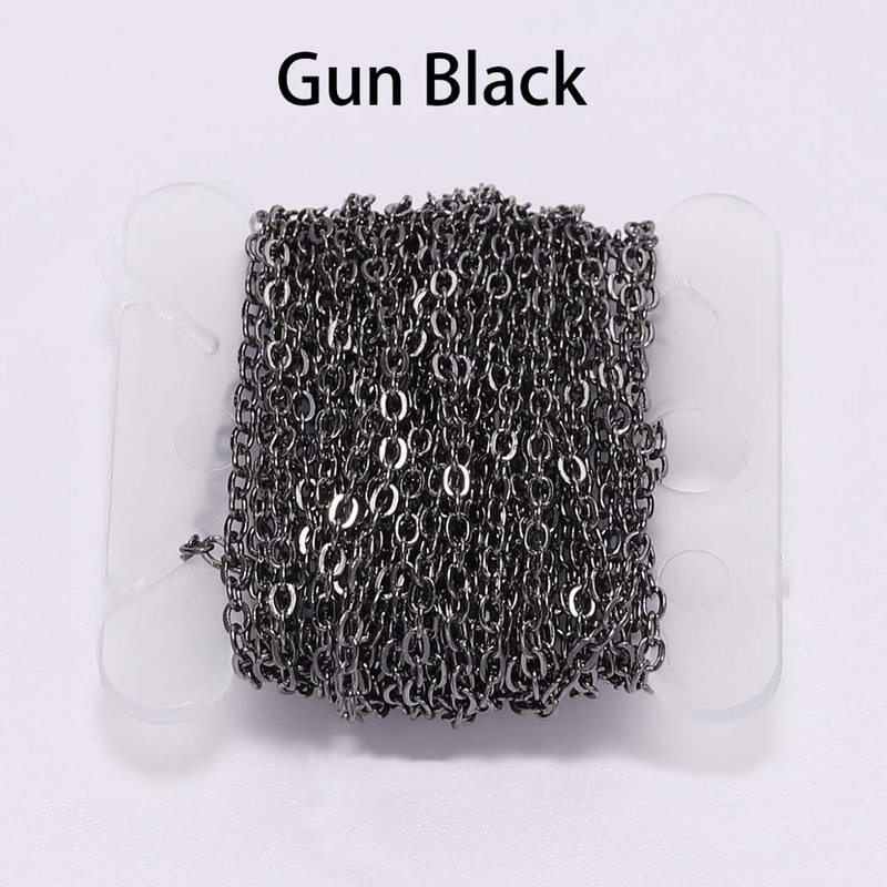 Gold Bronze Plated Necklace Chain For DIY Jewelry Making Perfect For Handmade Creations 9