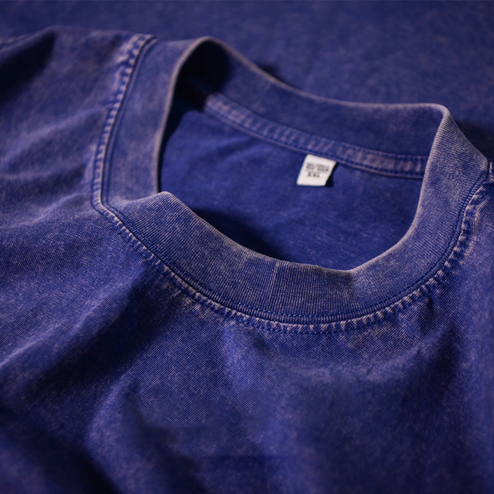 Vintage Oversized Mens Acid Wash TShirt Street Hip Hop Punk Casual Cotton Tee 6