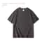 Heavy Cotton Plain TShirt For Men Trendy Casual Summer Short Sleeve Tee In Solid Color 4