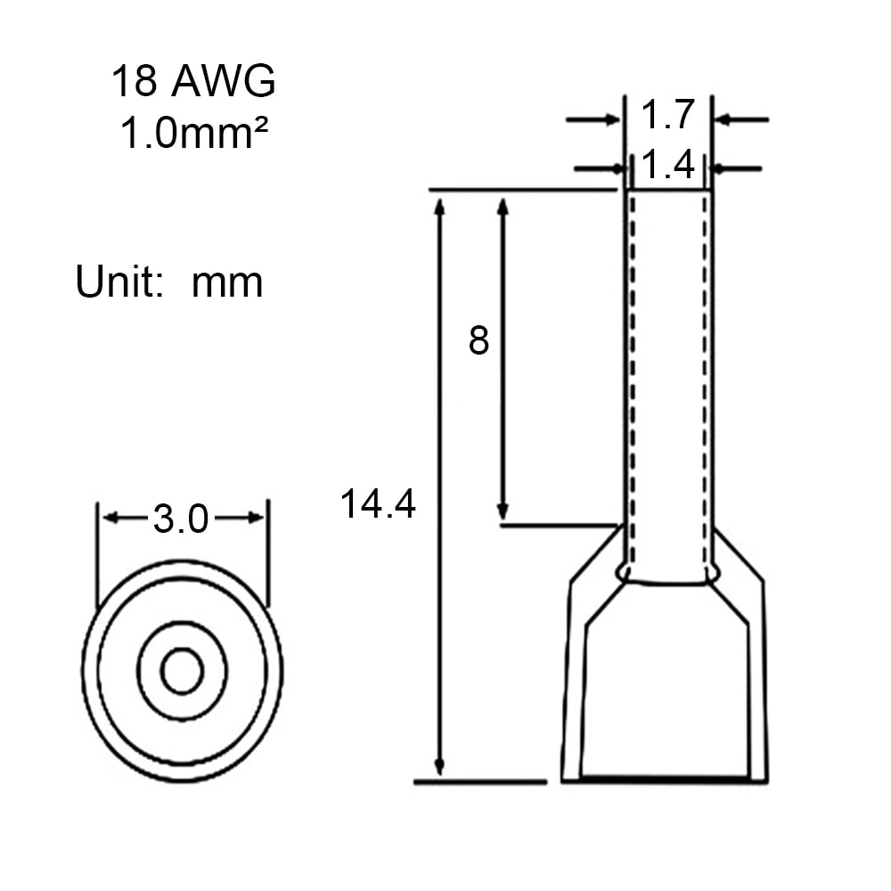 Car Accessories Crimp Connectors With Insulated Ferrule For Secure Wire Connections 8