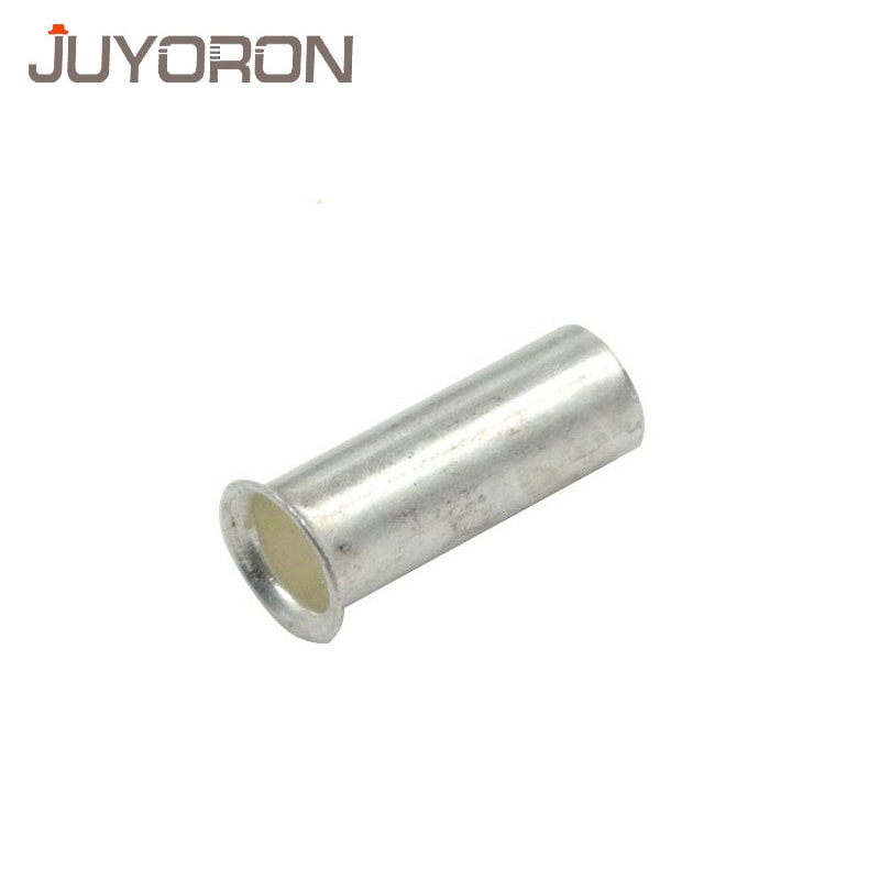 NonInsulated Wire Connector Ferrules Electrical Cable Terminal Brass Tinned Crimp Terminal 4