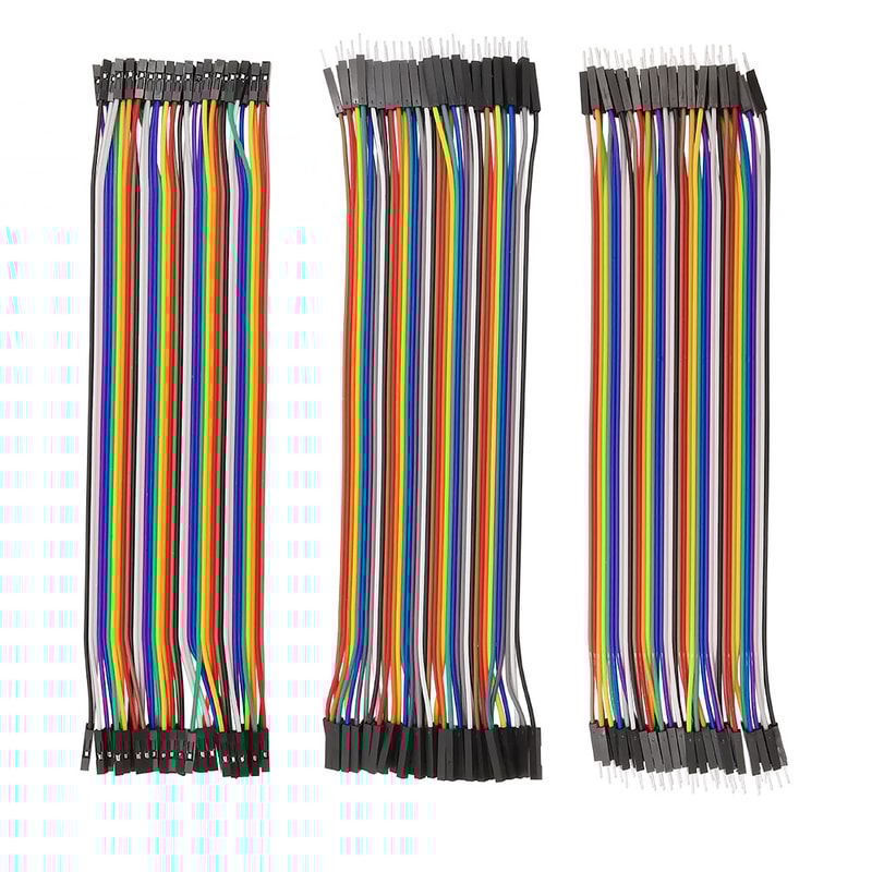 Breadboard Jumper Cable for Arduino DIY Male to Male/Female to Female/Male to Female Ribbon Cable, Versatile