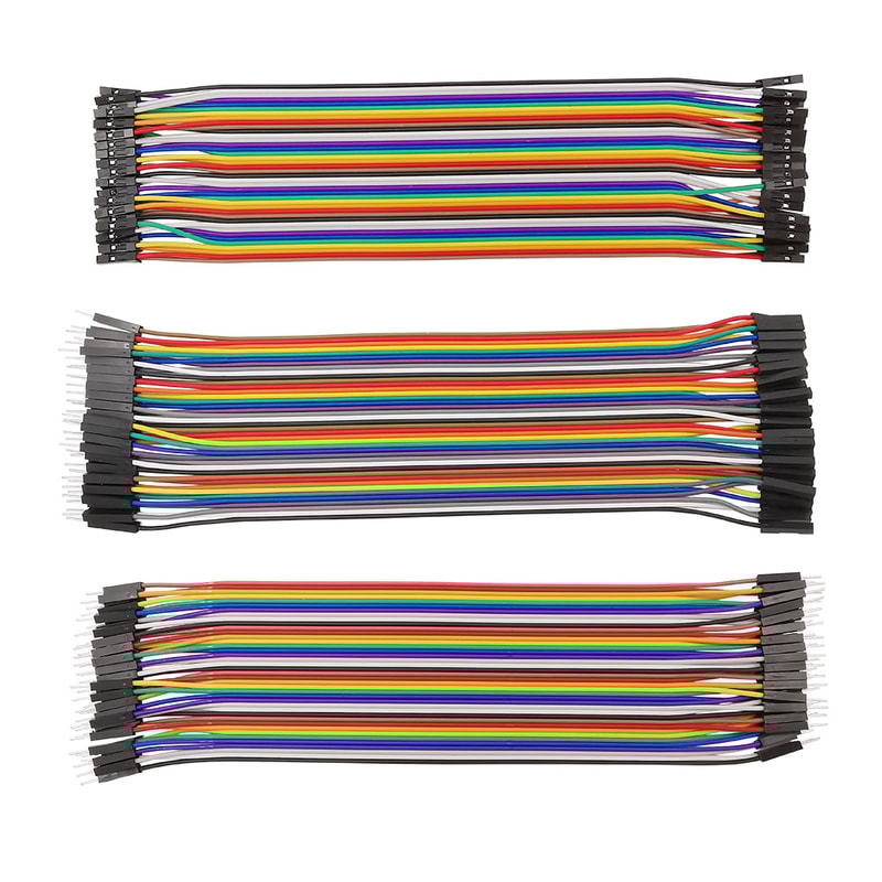 Breadboard Jumper Cable for Arduino DIY Male to Male/Female to Female/Male to Female Ribbon Cable, Versatile