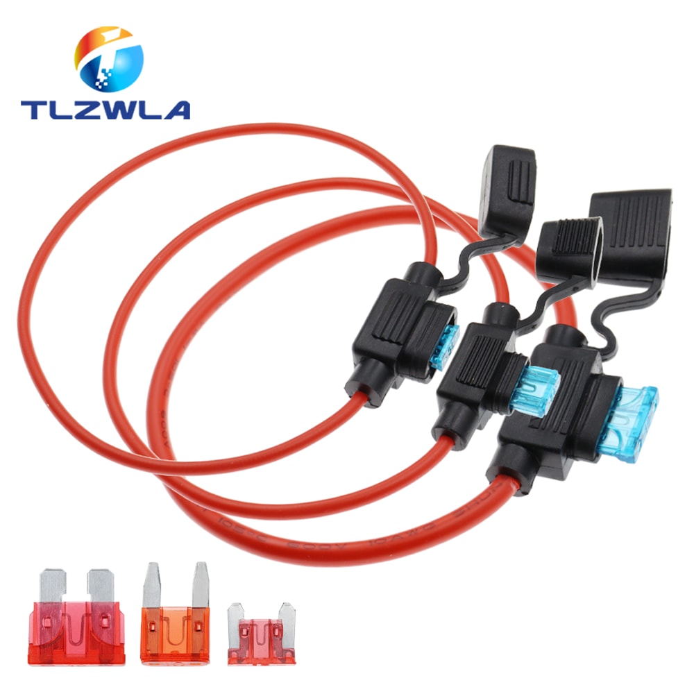 Waterproof Mini Auto Fuse Holder with Car Blade Fuses