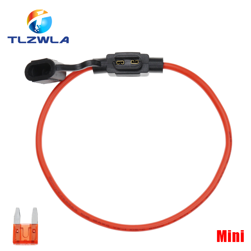 Waterproof Mini Auto Fuse Holder with Car Blade Fuses