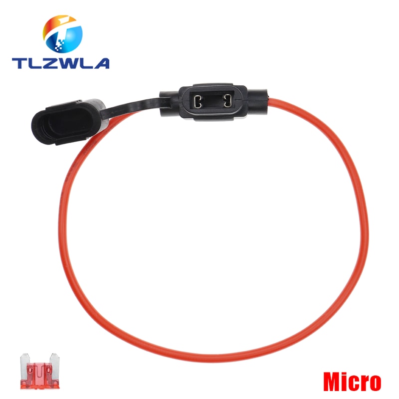 Waterproof Mini Auto Fuse Holder with Car Blade Fuses