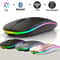 Wireless Mouse Bluetooth Dual Modes with RGB, Ergonomic, Silent Click Rechargeable