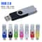 Metal USB Flash Drive Portable Swivel USB Drive Durable Metal USB Flash Drive Storage Stick 0