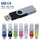 Metal USB Flash Drive Portable Swivel USB Drive Durable Metal USB Flash Drive Storage Stick 0