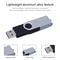 Metal USB Flash Drive Portable Swivel USB Drive Durable Metal USB Flash Drive Storage Stick 1