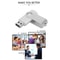 Metal USB Flash Drive Portable Swivel USB Drive Durable Metal USB Flash Drive Storage Stick 2