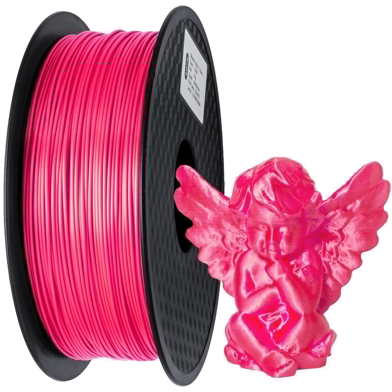 Silk PLA Filament Spool Premium 3D Printer Filament For Smooth Glossy Prints 11