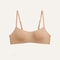 Seamless Push Up Bra for Small Chest Wireless Half Cup Bra Comfortable Lift Lingerie