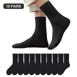 premium mens cotton socks soft breathable business socks comfortable dress socks for daily wear
