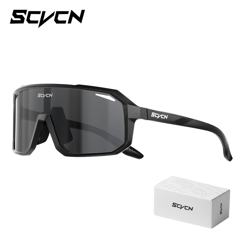 Photochromic Cycling Sunglasses MTB Glasses For Men Women 9