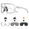 Photochromic Cycling Sunglasses MTB Glasses For Men Women 5
