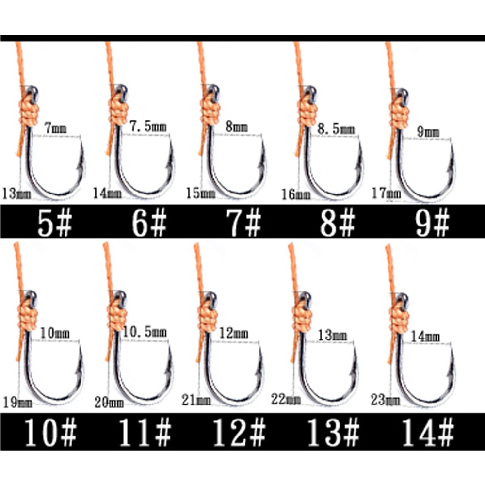 Premium High Carbon Steel Fishing Hooks With MultiHook Swivel Lures 3