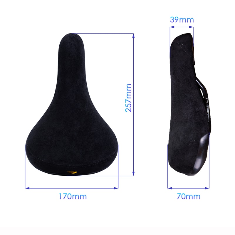 Premium Bicycle Saddle With Embroidered Logo Comfortable Rail Bike Seat 4