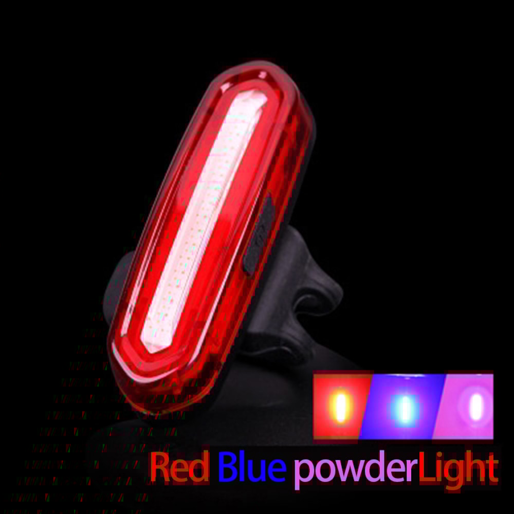 Bright USB Rechargeable Cycling Tail Light LED Rear Bike Safety Light 7