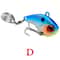 Rotating Metal Fishing Lure For Winter Ice Freshwater Fishing Spinner Bait 8