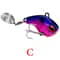 Rotating Metal Fishing Lure For Winter Ice Freshwater Fishing Spinner Bait 7
