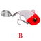 Rotating Metal Fishing Lure For Winter Ice Freshwater Fishing Spinner Bait 6