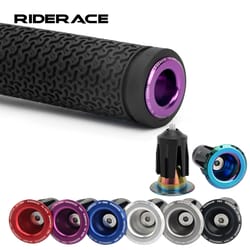 premium aluminum bike handlebar end plugs multi-color cycling caps