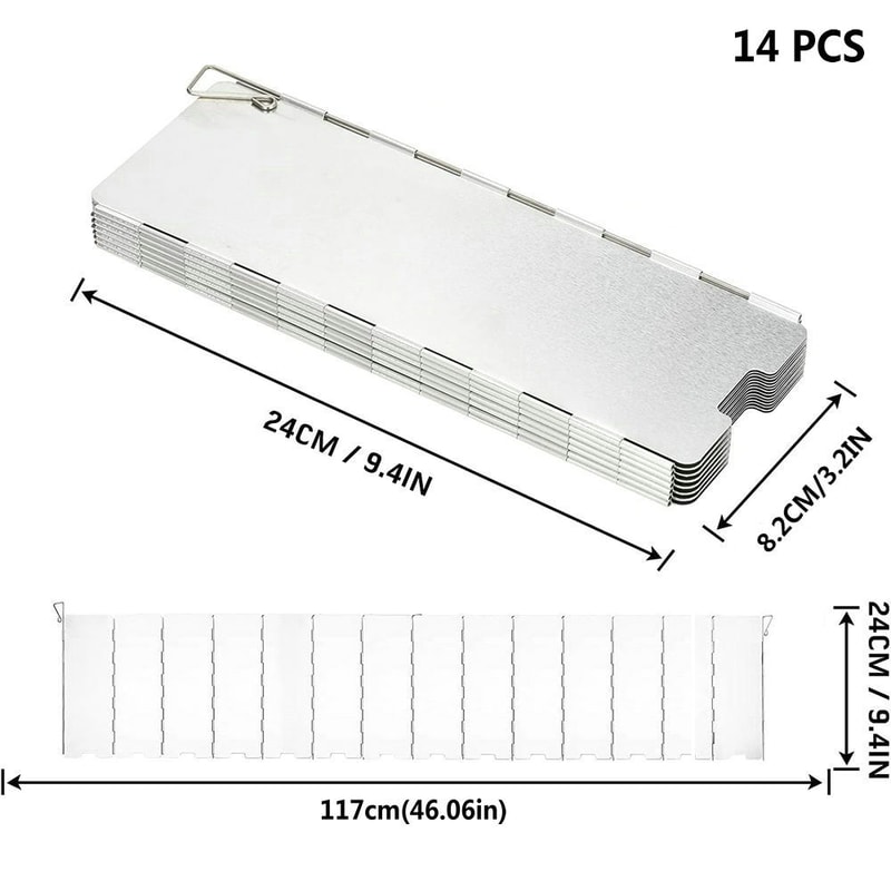 Portable Gas Stove Wind Shield For Outdoor Camping Picnic Cooking 9