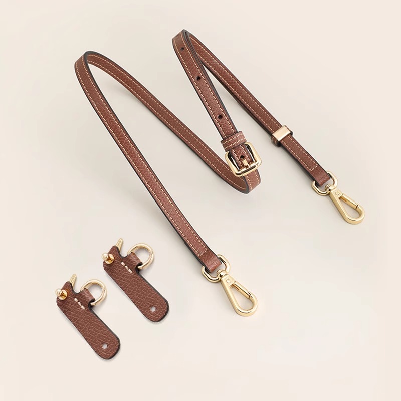 Premium Leather Crossbody Bag Strap For Longchamp Mini Bag Adjustable Shoulder Strap Replacement 0
