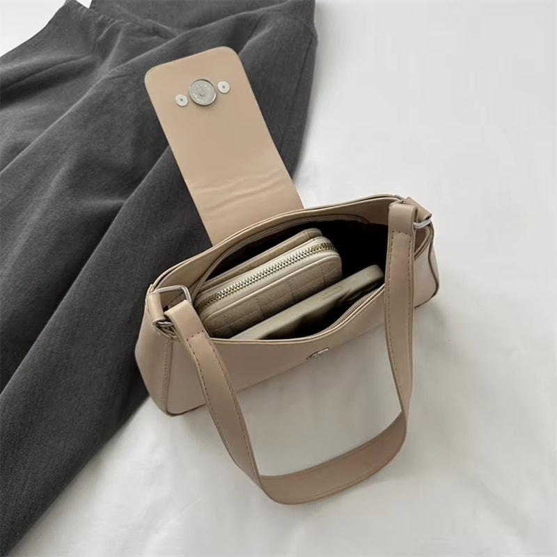 Luxury Small Purse For Women PU Leather Vintage Handbag 4