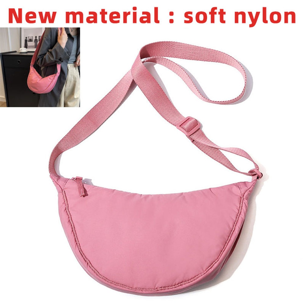 Vintage Womens Messenger Bag Nylon Casual Shoulder Crossbody Purse Lightweight Everyday Handbag 7