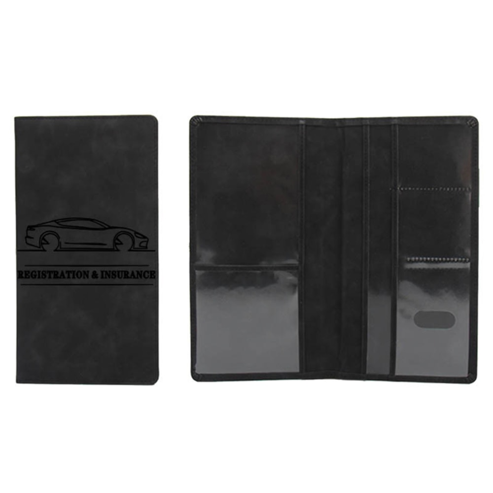 Premium Leather Car Registration Holder And Car Document Organizer Wallet For License Insurance Car 7