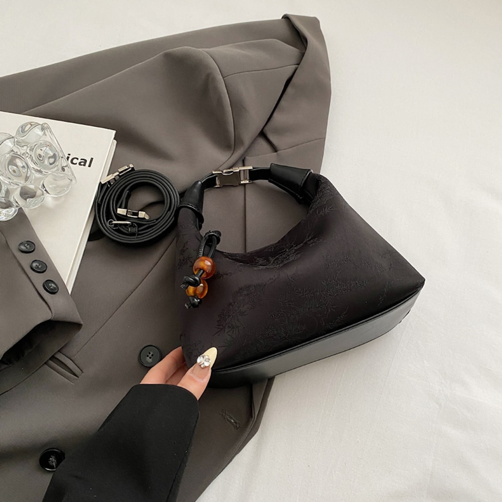 Elegant Embroidered Handbag Designer Tote Bag For Women Stylish Shoulder Bag Travel Purse 5