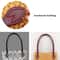 Elegant PU Leather Bag Strap Replacement Handles Set For Handbags DIY Craft And Shoulder Bag Repair 1