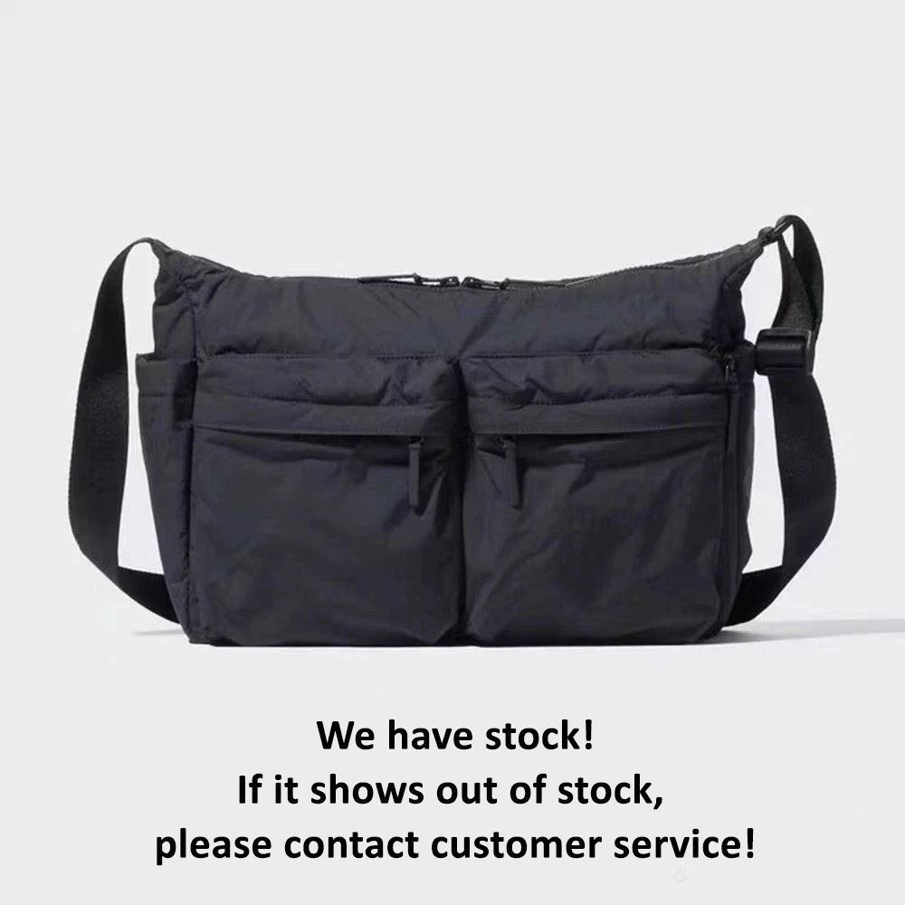 Casual Multi Pocket Messenger Bag For Women Large Nylon Shoulder Travel Tote Handbag 1
