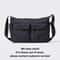 Casual Multi Pocket Messenger Bag For Women Large Nylon Shoulder Travel Tote Handbag 1