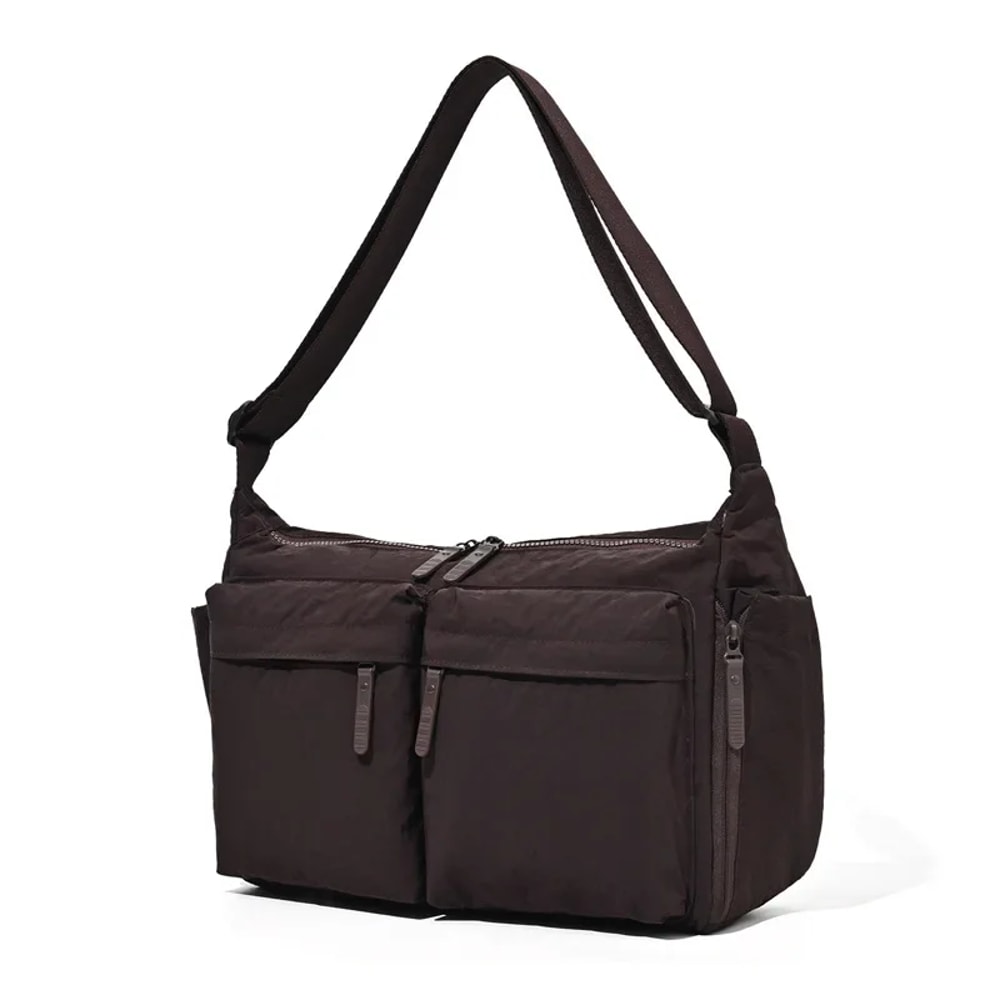 Casual Multi Pocket Messenger Bag For Women Large Nylon Shoulder Travel Tote Handbag 7