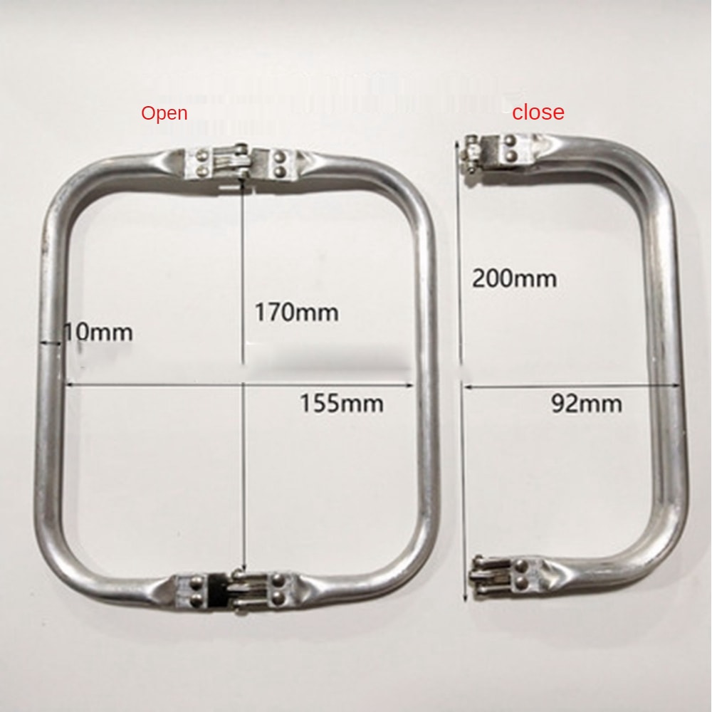 Metal Aluminum Tube Frame Bag Handle Perfect For Clutch Bag Parts Wallet And Doctor Purse Frames 3