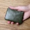 Leather Mini Coin Purse Handmade, Portable Cowhide Wallet for Keys & Coins, Retro Zippered Design