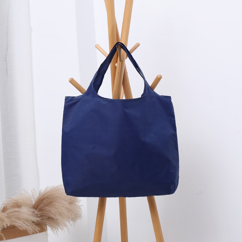 Reusable Eco-Friendly Folding Shopping Bag Portable Shoulder Handbag for Travel & Grocery