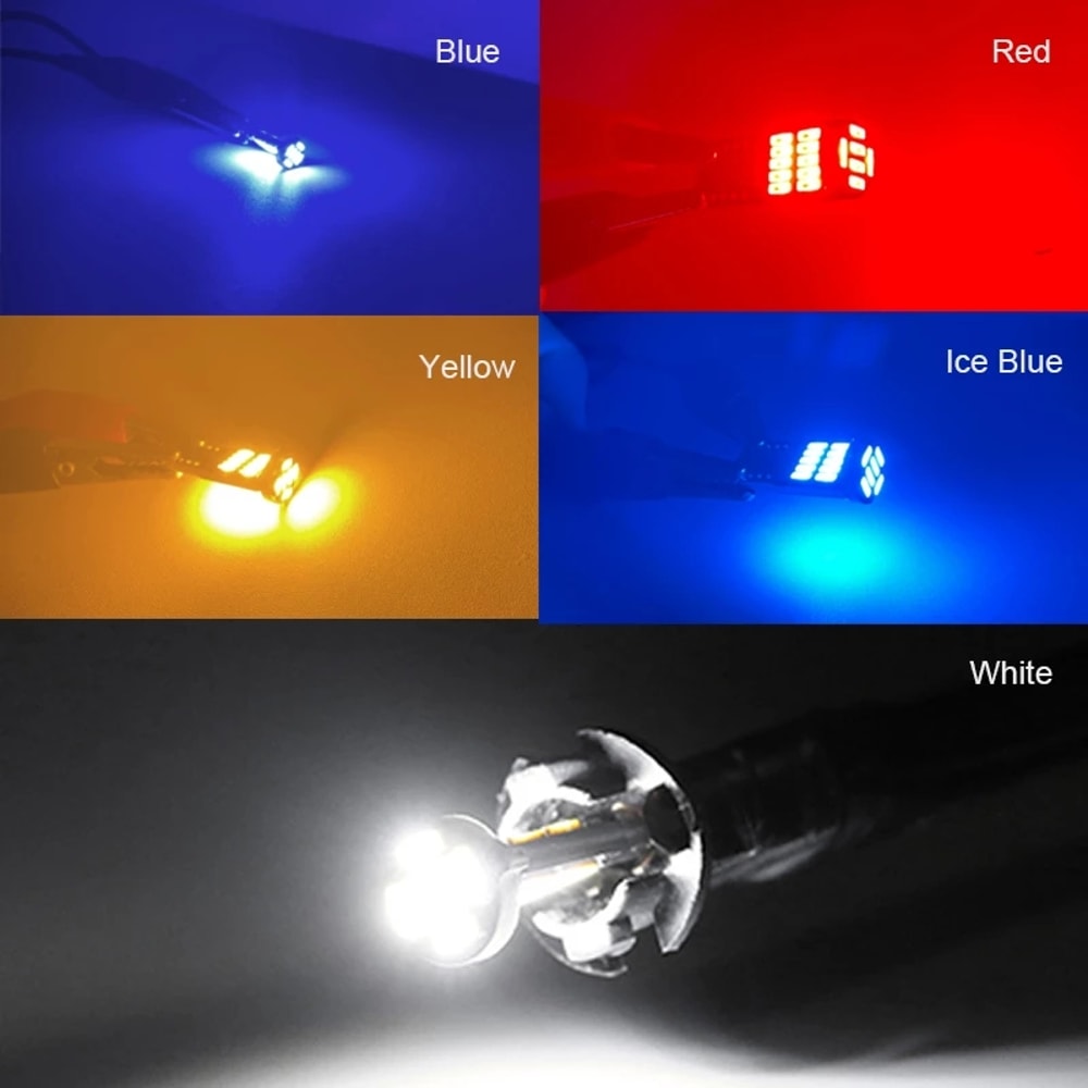 LED Canbus No Error Car Interior Lights Pure White SMD Chip For Instrument Panels 4