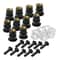 Motorcycle Windscreen Bolts Screws With Metric Rubber Well Nuts Durable Fasteners For Secure Windsh 0