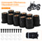 Motorcycle Windscreen Bolts Screws With Metric Rubber Well Nuts Durable Fasteners For Secure Windsh 2