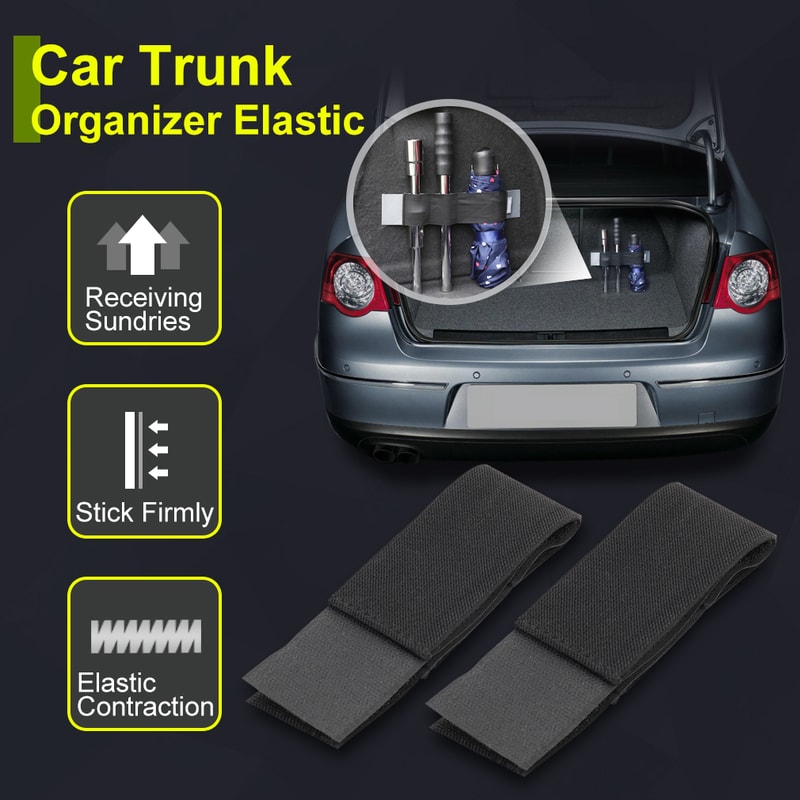 Universal Car Trunk Organizer Fixing Strap Belt for Secure Cargo Storage and Clutter Free Car Trunk