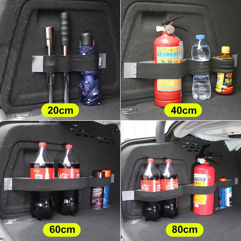 Universal Car Trunk Organizer Fixing Strap Belt for Secure Cargo Storage and Clutter Free Car Trunk
