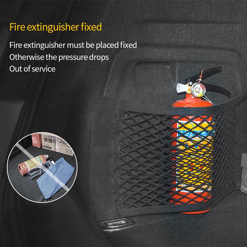 Car Trunk Storage Bag Nylon Mesh Net Organizer For SUV And Sedan 2